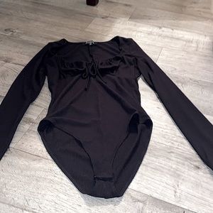Black bodysuit from Mixed Threads
